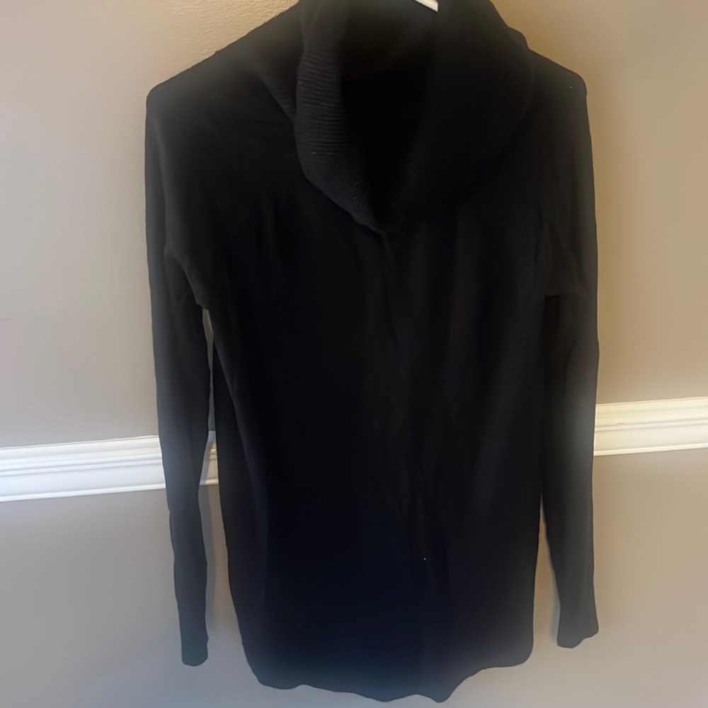 Black cowl neck sweater